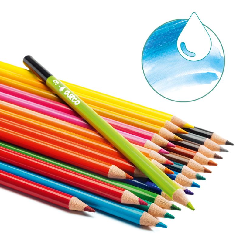 24 Watercolour Pencils (3 Packs)