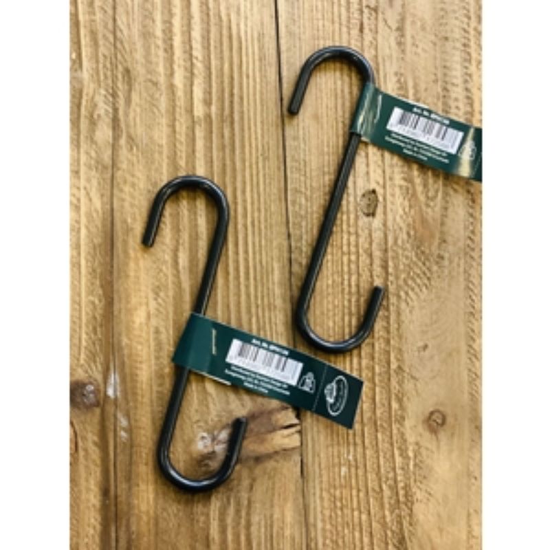 S HOOK - METAL 15 x 5 x 1CM (Set of 6)