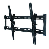 Black tilt TV bracket for 40"-60" screens, supports up to 60kg, features +/- 15° tilt, easy installation, and cable management.