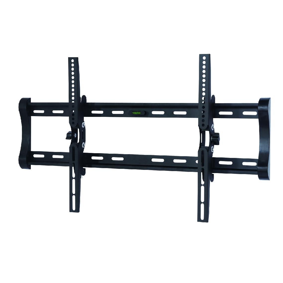 Black tilt TV bracket for 40"-60" screens, supports up to 60kg, with +/- 15° tilt and easy installation features.