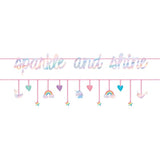 Magical Rainbow Birthday Banners Set - Pack of 2