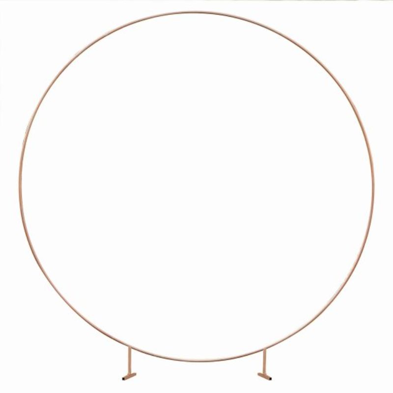 Botanical Wedding Moongate Hoop Rose Gold 2m (W) x 2m (H)
