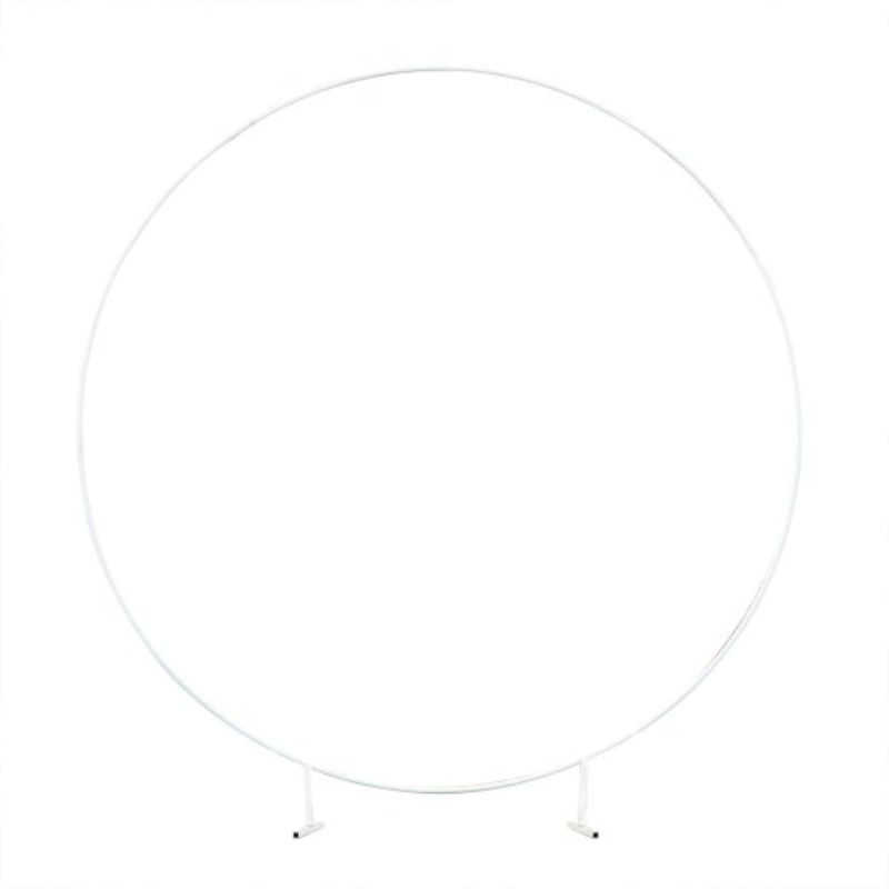 Botanical Wedding Moongate Hoop White 2m (W) x 2m (H)