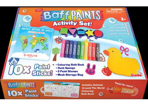Baff Paints Bath Activity Set Zimpli Kids