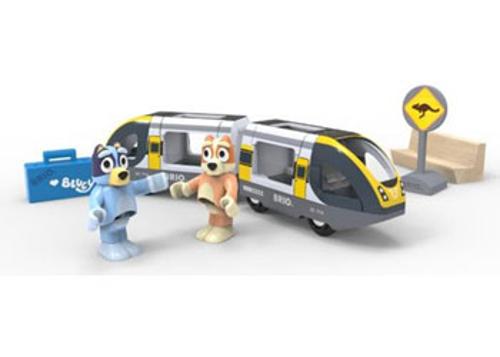 Bluey Wooden Train Set 7 Piece BRIO