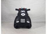 Inflatable Police Truck Bouncer Black Happy Hopperz