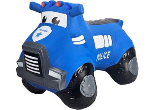 Inflatable Police Truck Bouncer Blue Happy Hopperz