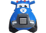 Inflatable Police Truck Bouncer Blue Happy Hopperz