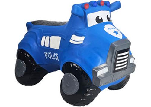 Inflatable Police Truck Bouncer Blue Happy Hopperz