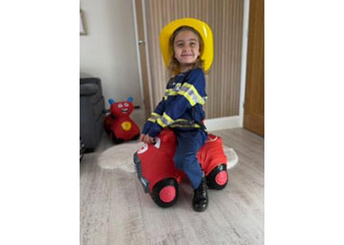 Inflatable Fire Truck Bouncer Happy Hopperz