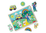 Ms. Rachel Wooden Song Sound Puzzle Melissa & Doug 6 Piece