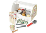 Wooden Scoop & Serve Ice Cream Counter Melissa & Doug 20 Piece
