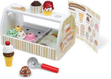 Wooden Scoop & Serve Ice Cream Counter Melissa & Doug 20 Piece