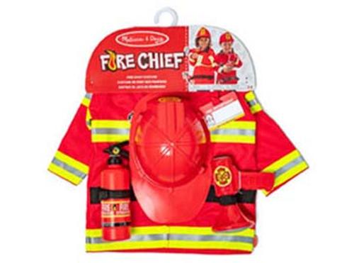 Fire Chief Role Play Costume Set Melissa & Doug Pack of 3