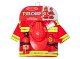 Fire Chief Role Play Costume Set Melissa & Doug Pack of 3