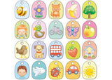 Out & About Buggy Flashcards Orchard Toys 10 Double-Sided Cards