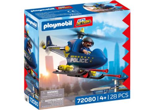 Police Helicopter with Radar Function Playmobil