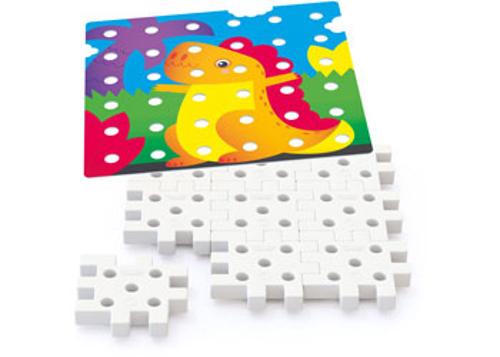 Jumbo Peggy Peg Board Set 45 Piece Quercetti