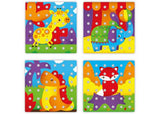 Jumbo Peggy Peg Board Set 45 Piece Quercetti