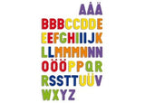 Magnetic Ridged Uppercase Letters 48 Piece Set Quercetti