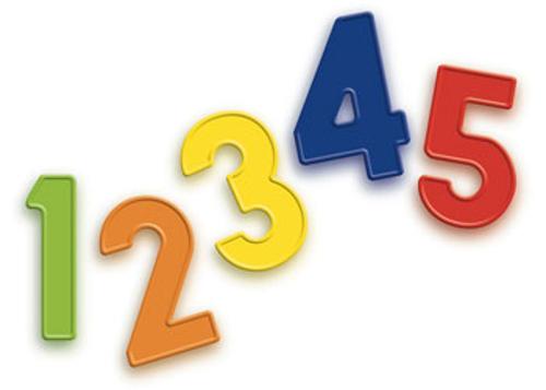 Magnetic Numbers 48 Piece Set Quercetti