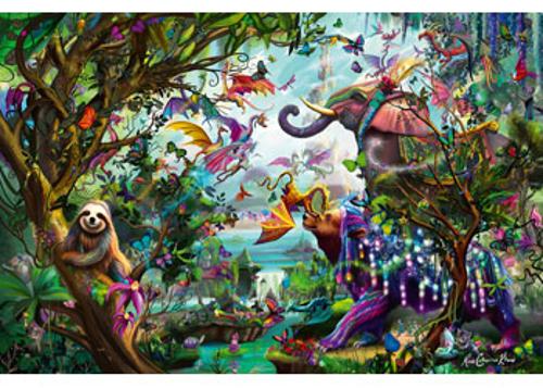 Tropical Dragons Jigsaw Puzzle 4000 Piece Ravensburger
