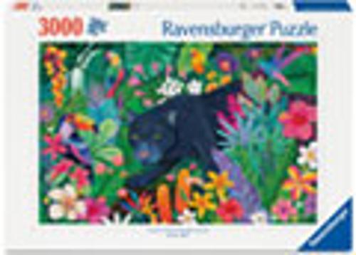 Panther in the Blooming Jungle Jigsaw Puzzle 3000 Piece Ravensburger
