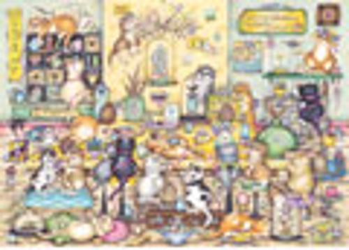 Crazy Cat's Easter Eggstravaganza Jigsaw Puzzle 1000 Piece Ravensburger