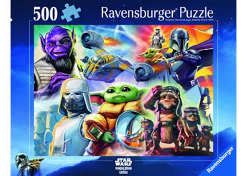 The Mandalorian and Grogu Jigsaw Puzzle 500 Piece Ravensburger