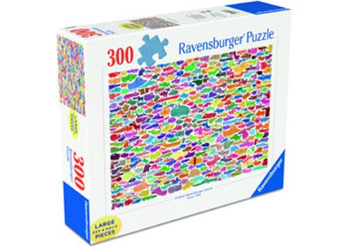 387 Dogs & One Cat Jigsaw Puzzle 300 Piece Ravensburger
