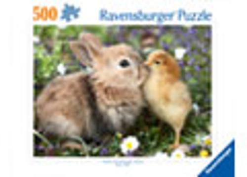 Rabbit and Chick Jigsaw Puzzle 500 Piece Ravensburger