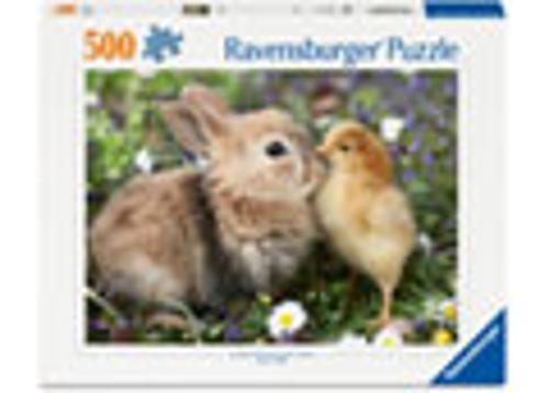 Rabbit and Chick Jigsaw Puzzle 500 Piece Ravensburger