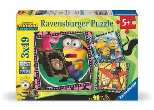 Minions 3 Jigsaw Puzzle 3x49 Piece Ravensburger