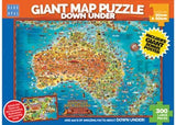Blue Opal - Down Under Giant Map 300 Pieces