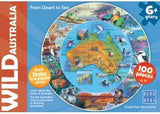 Blue Opal - Wild Aust From Desert to Sea 100 Pieces