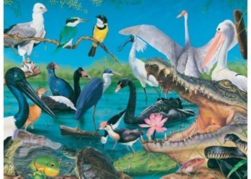 Blue Opal - Wild Aust Wetlands & Marshes 150 Pieces