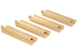 BRIO - Medium Straight Tracks 4 Pieces
