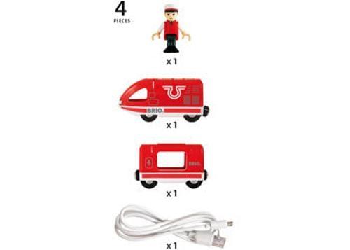 BRIO - Travel Rechargeable Train 4 Pieces