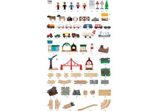 BRIO - Railway World Deluxe Set 106 Pieces