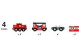 BRIO - Rescue Firefighting Train 4 Pieces