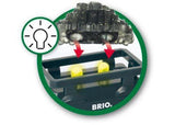 BRIO - Light Up Gold Wagon 2 Pieces