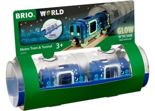 BRIO - Metro Train & Tunnel 3 Pieces