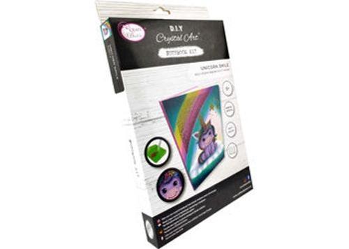 Crystal Art - Unicorn Smile Notebook 18x26cm