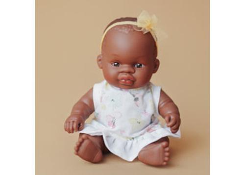 Miniland - My Friends & Me African Girl Baby Doll 21cm