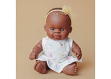 Miniland - My Friends & Me African Girl Baby Doll 21cm