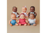 Miniland - My Friends & Me Set Of 6 Baby Dolls 21Cm