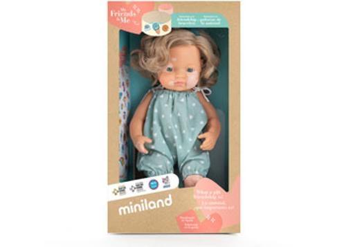 Miniland - My Friends & Me Baby Doll Girl W/Vitiligo 38Cm
