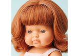 Miniland - My Friends & Me Baby Doll Redhead Girl 38Cm