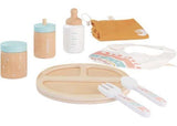 Miniland - Doll Wooden Feeding Set