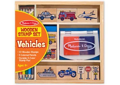Melissa & Doug - Vehicle Stamp Set
